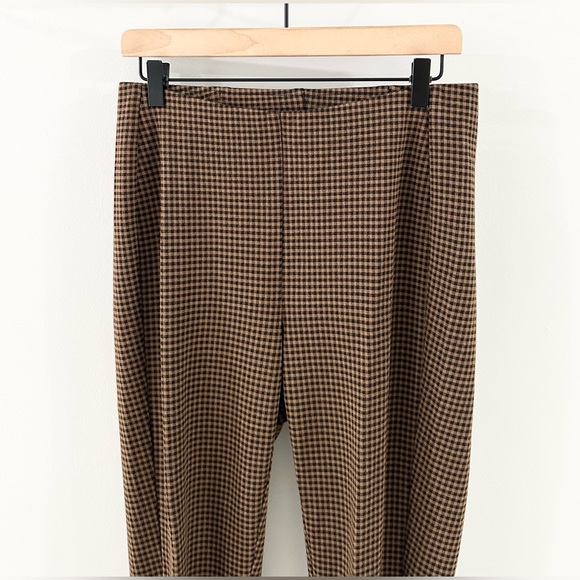 J. Jill Ponte Knit Leggings Brown Herringbone Size Medium Tall - Picture 4 of 7